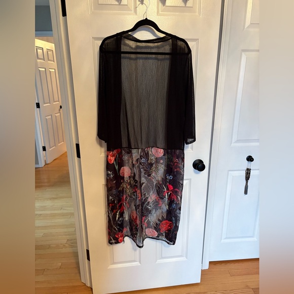 Jackets & Blazers - Black Designer Sheer Coat
